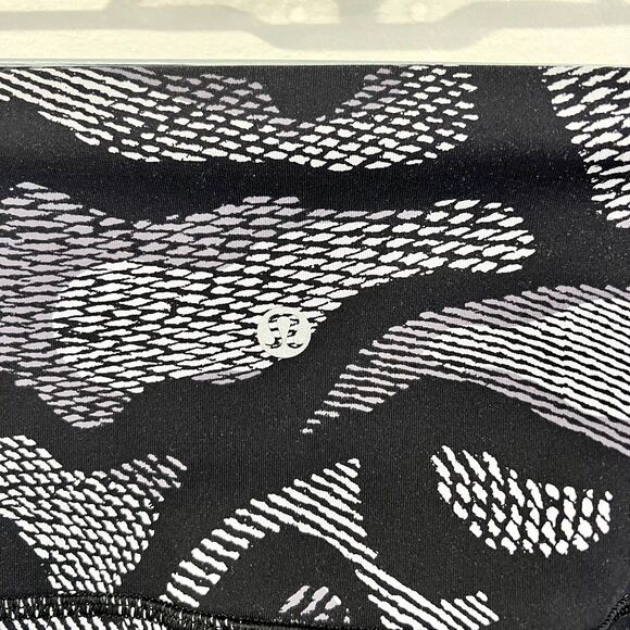 Lululemon Wunder Under Pant Hi-Rise Warp Ice Grey Black Leggings 6 - Picture 7 of 7